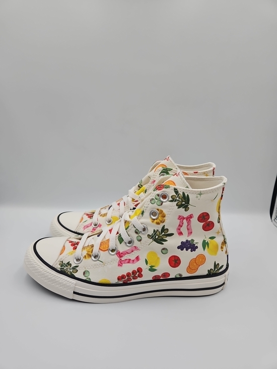Converse Shoes - Converse High Top Sneakers White with Multicolor Fruit & Floral Print